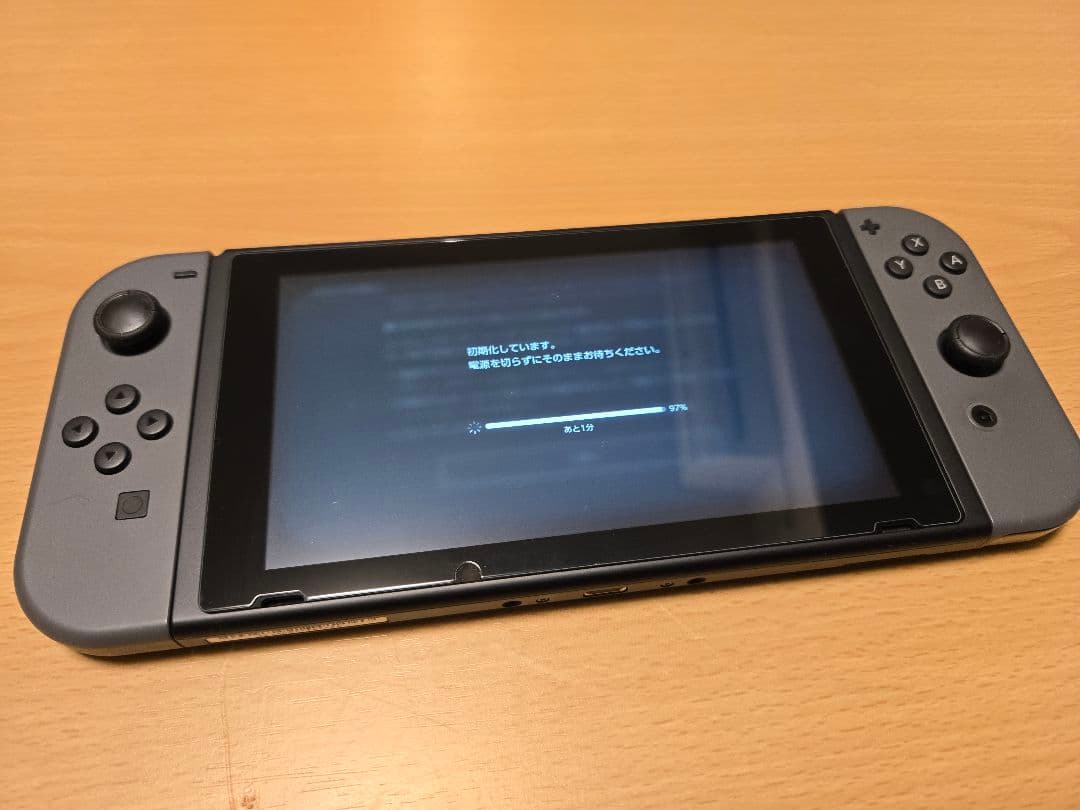 【美品・付属品有】Nintendo Switch グレー 付属品　バッテリーOK