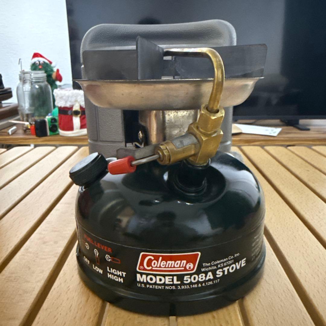 Coleman 508A ストーブ シングルバーナー ケース付き セット