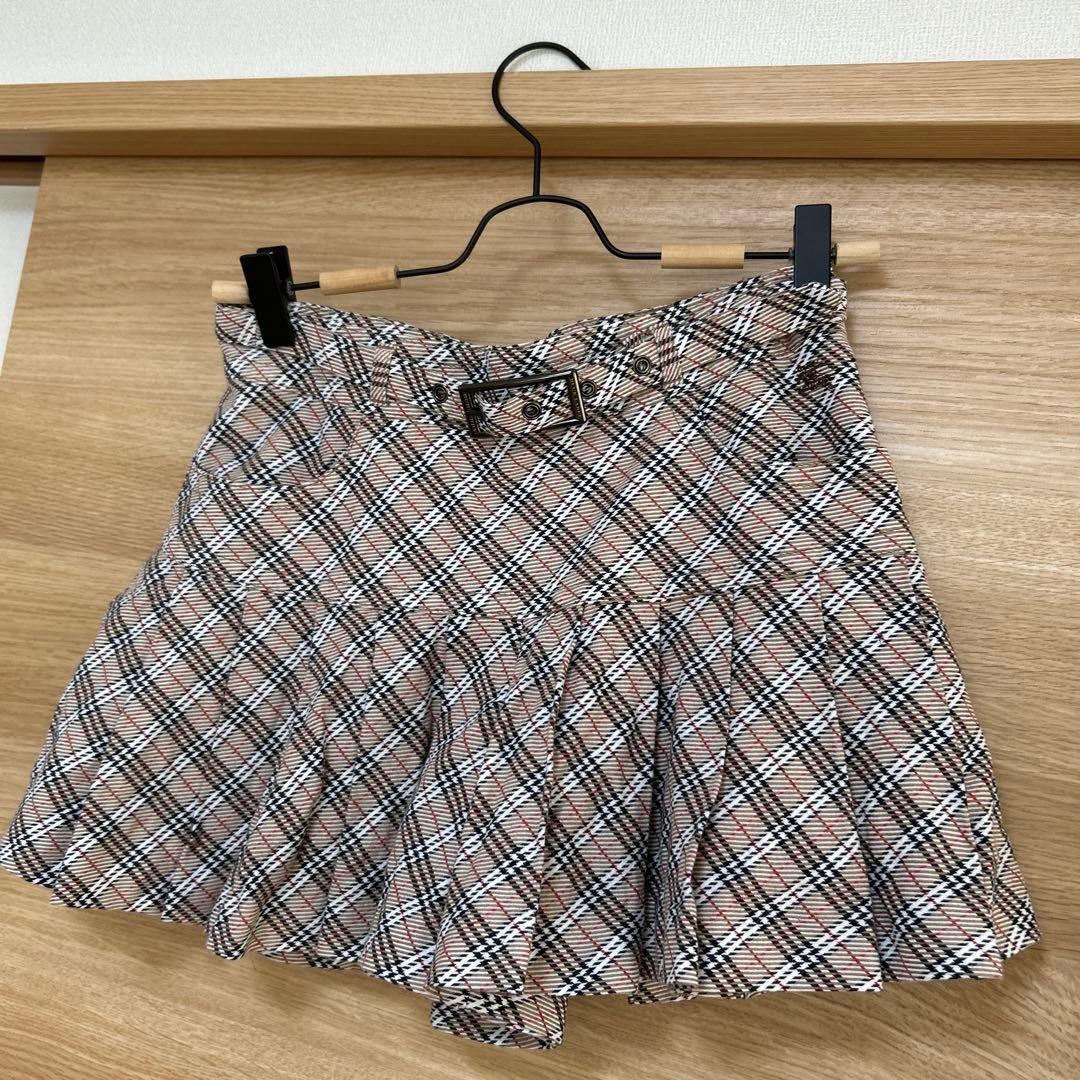 BURBERRYBLUE LABEL ミニスカート風 キュロット　ノバチェック
