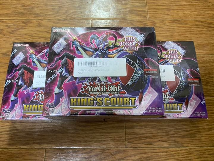 遊戯王 英語版 King's Court キングズコート 1st 3BOX