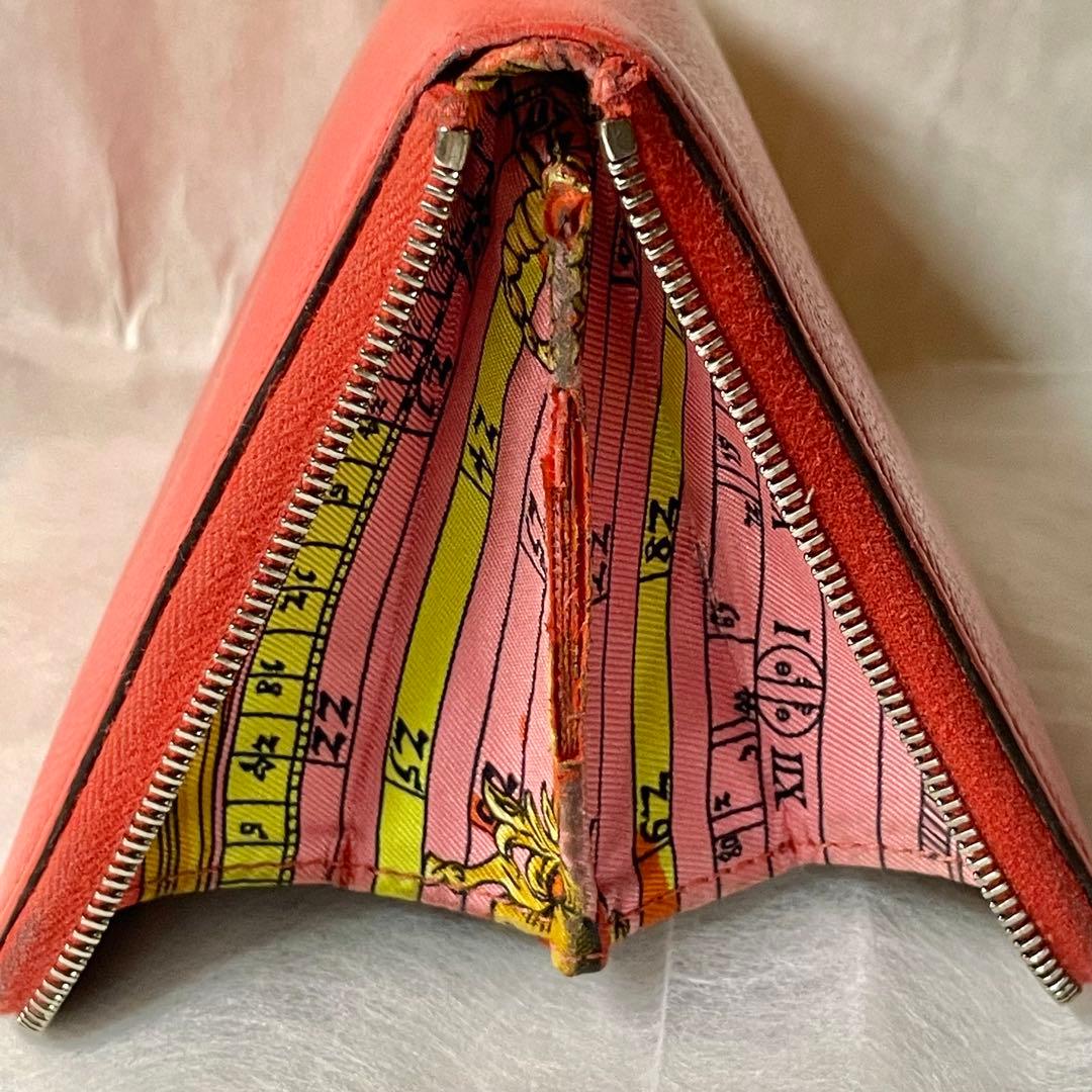 HERMES アザップロングシルクイン ヴォーエプソン長財布ラウンドファスナー