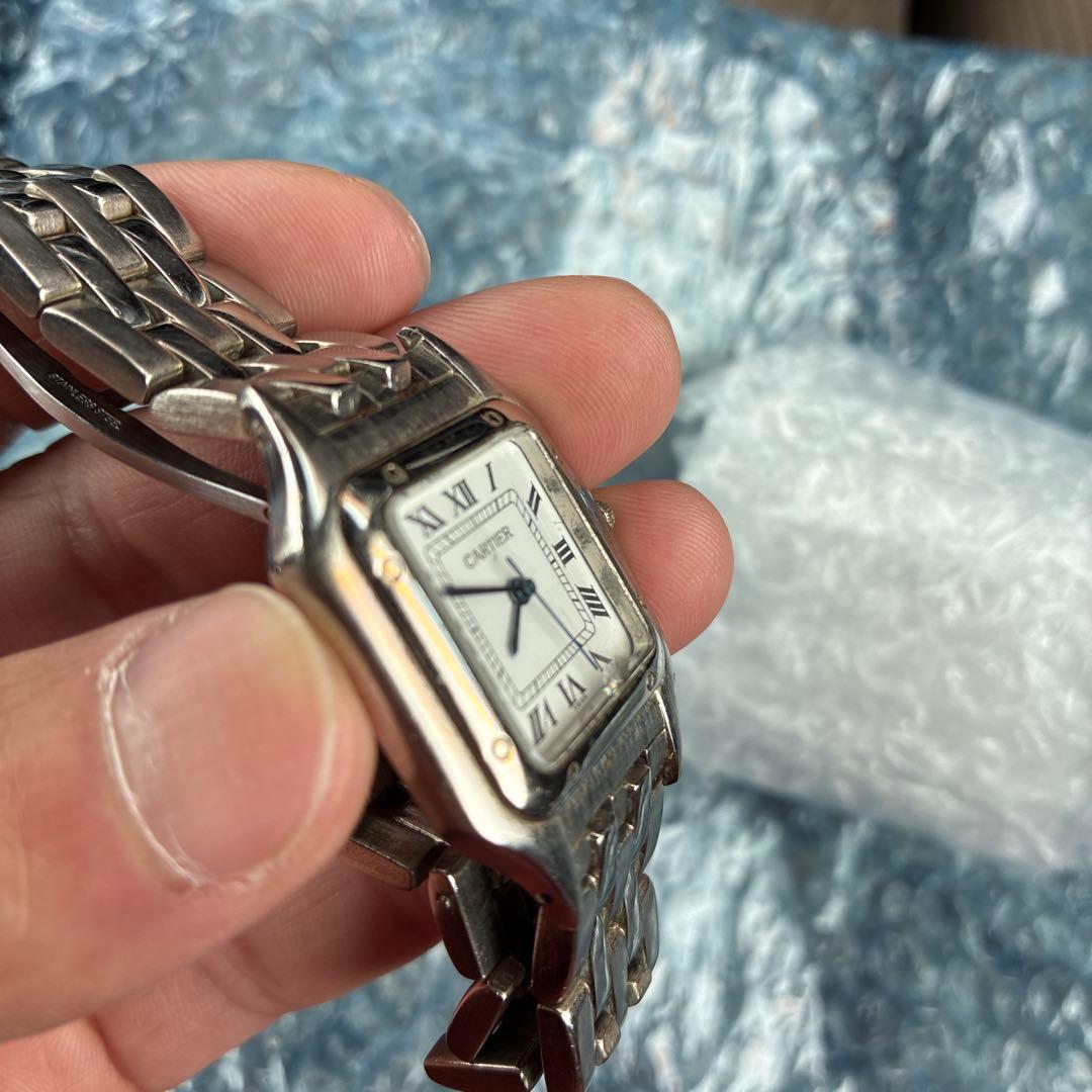 【ayana】 Cartier クォーツ時計 シルバー　アンティーク