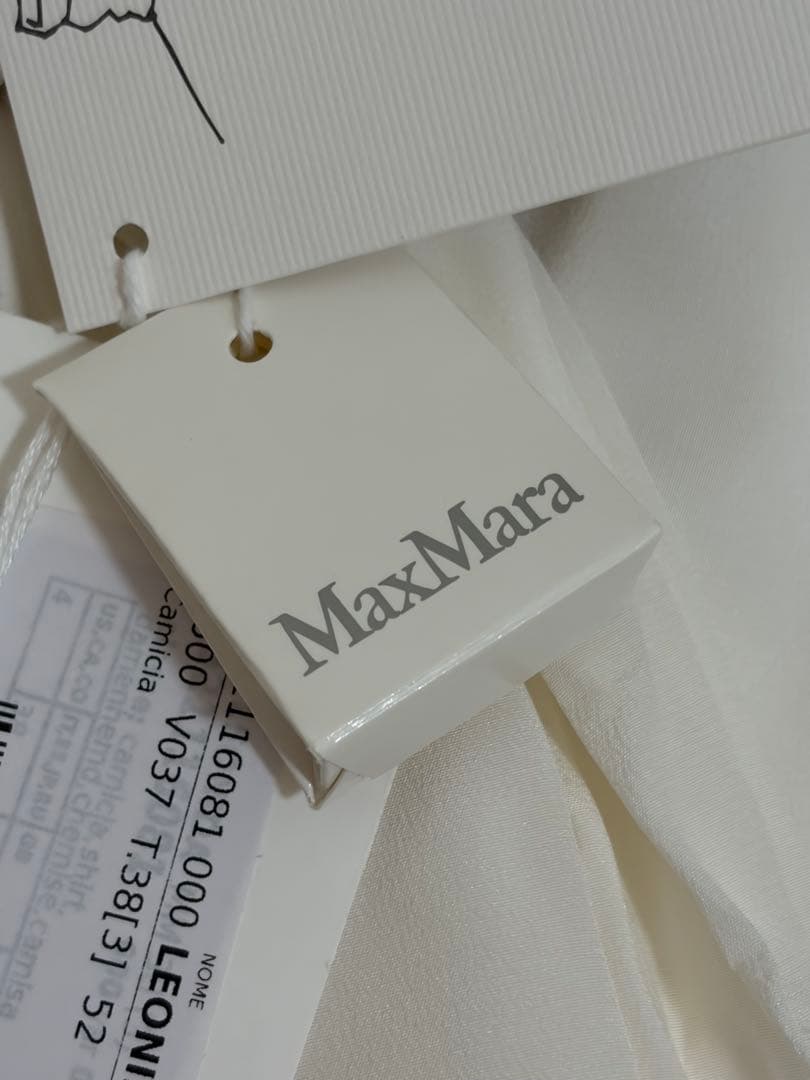 Max Mara[レオニダ] ピュア シルク ブラウス　38サイズ　未使用品
