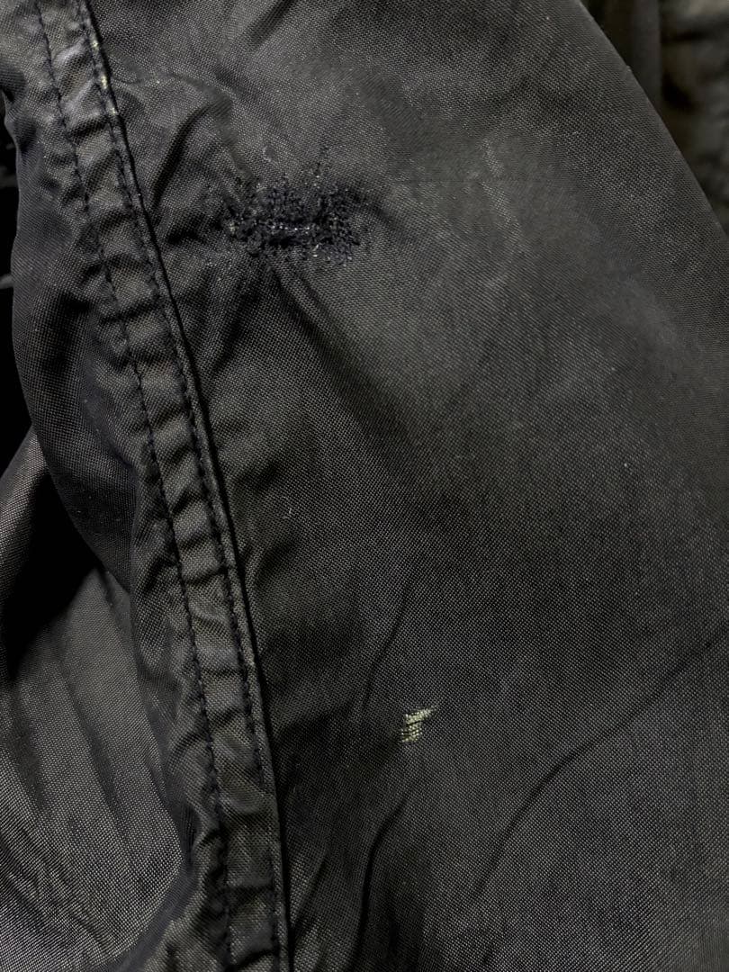 M-65 フィッシュテールパーカー 黒染め Sサイズ アルミジップ ライナー付き