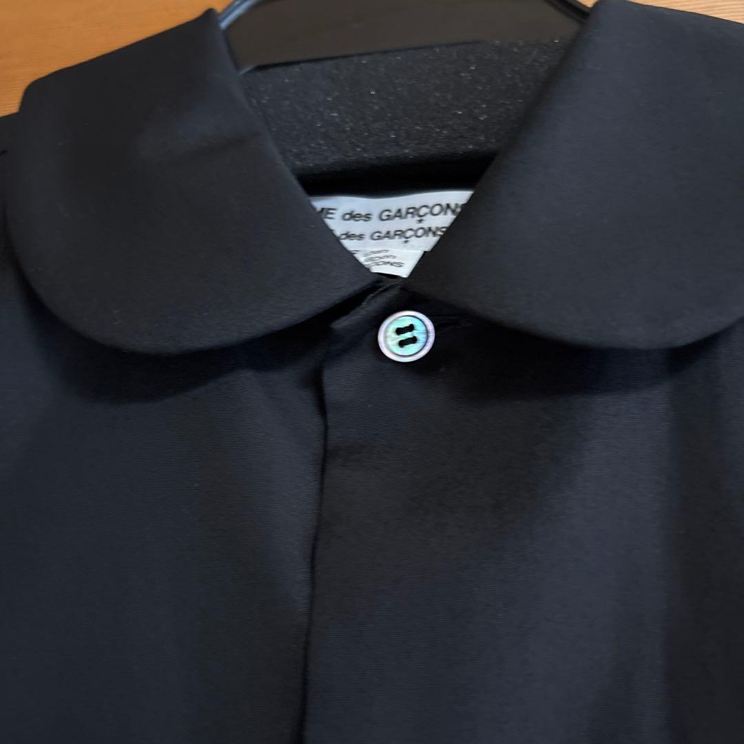 COMME des GARÇONS ブラックポケット付き長袖シャツ中古品