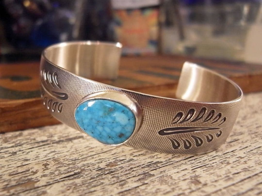 【現地買付81536】スティーブ・イエローホース バングル ターコイズ