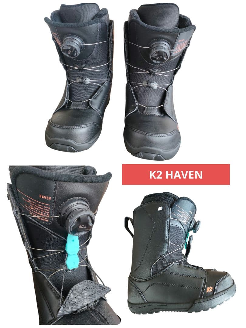 美品　K2 HAVEN 24cm スノボブーツ