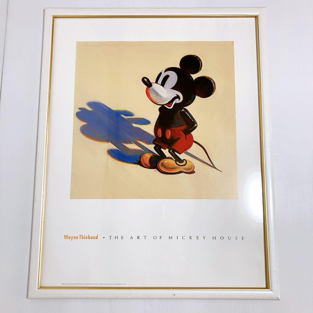 特大★希少★ミッキー　アートポスター　ウェイン・ティーボー　アンディ・ウォーホル