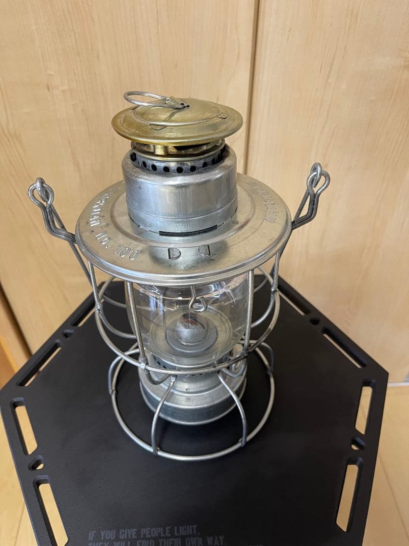 替芯2本付 Watchman No100 レイルロードランタン 亜鉛メッキ