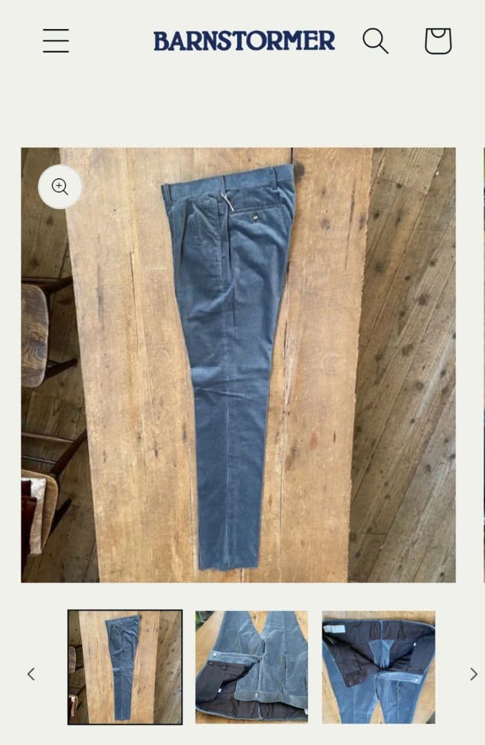 BARNSTORMER × RING JACKET コーデュロイパンツ 新品