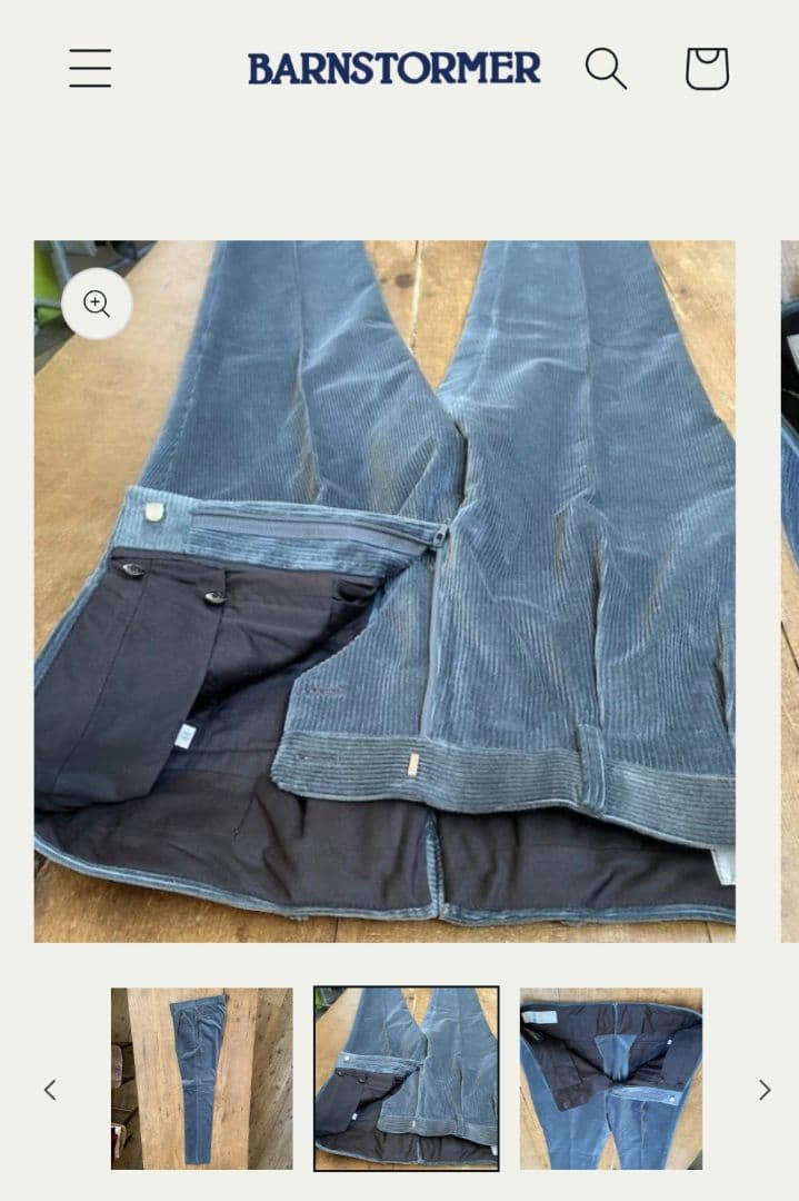 BARNSTORMER × RING JACKET コーデュロイパンツ 新品