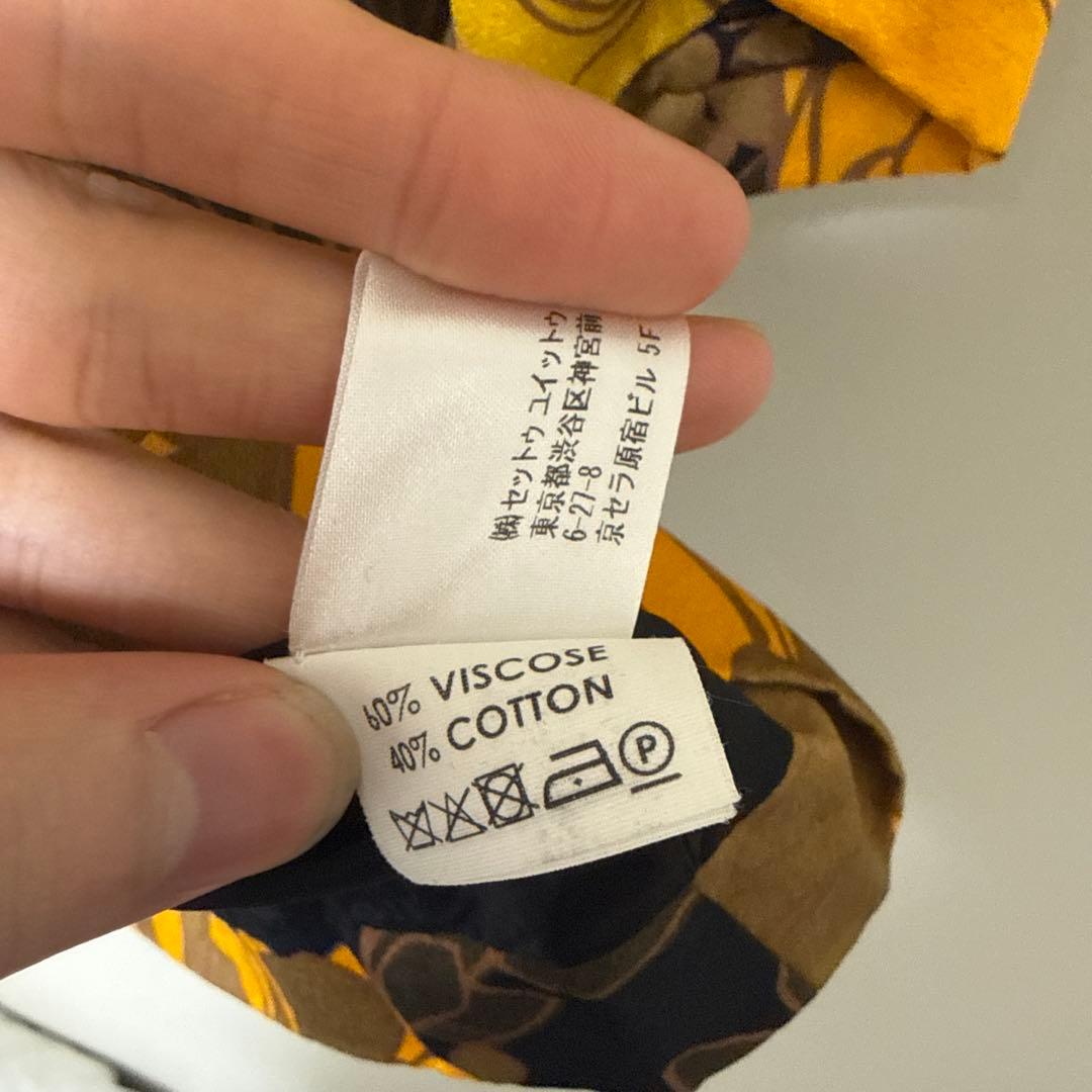 【美品】DRIES VAN NOTEN 半袖花柄Tシャツ サイズ38