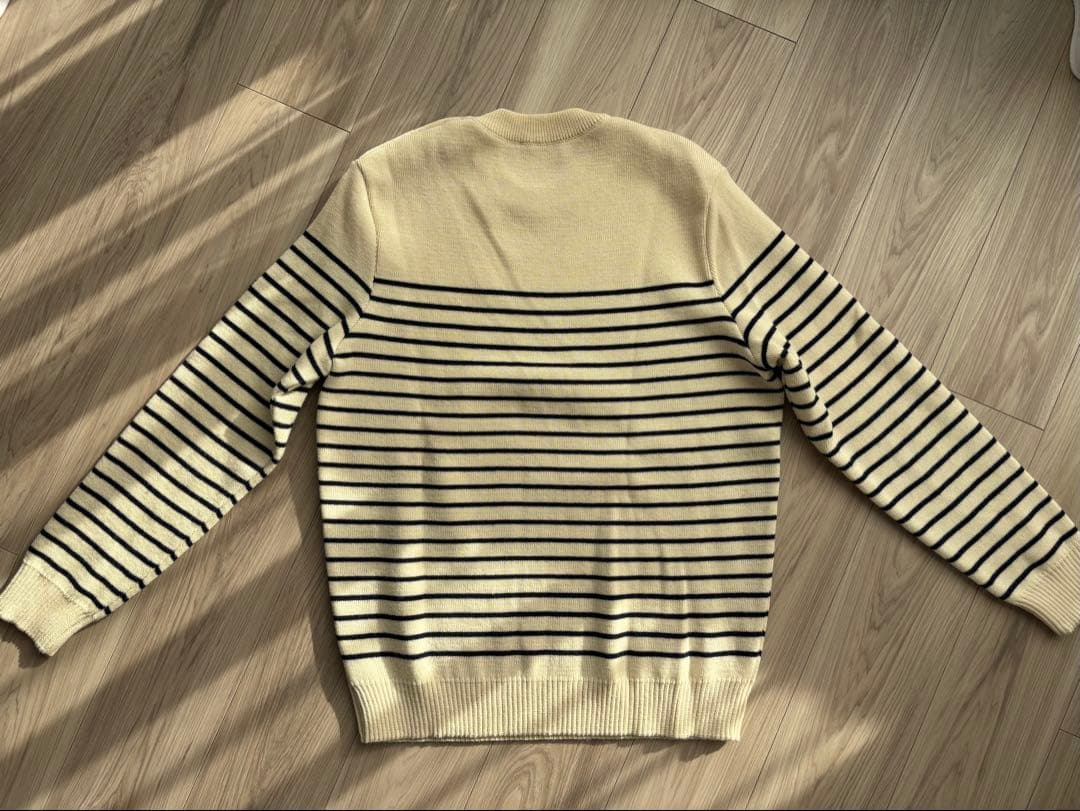 SAINT JAMES メンズ　マリンセーター　ECRU/MARINE 生成り