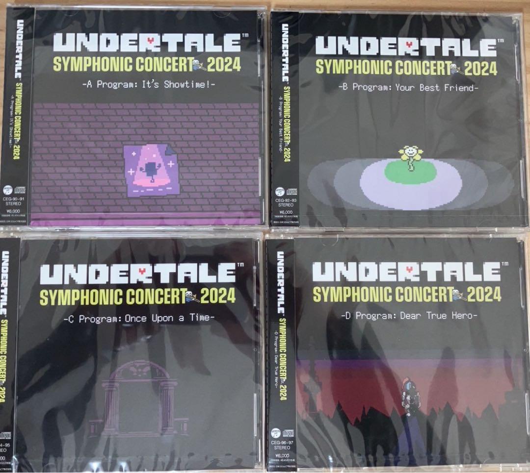 【新品】UNDERTALE コンサート 2024 4枚セット　限定品