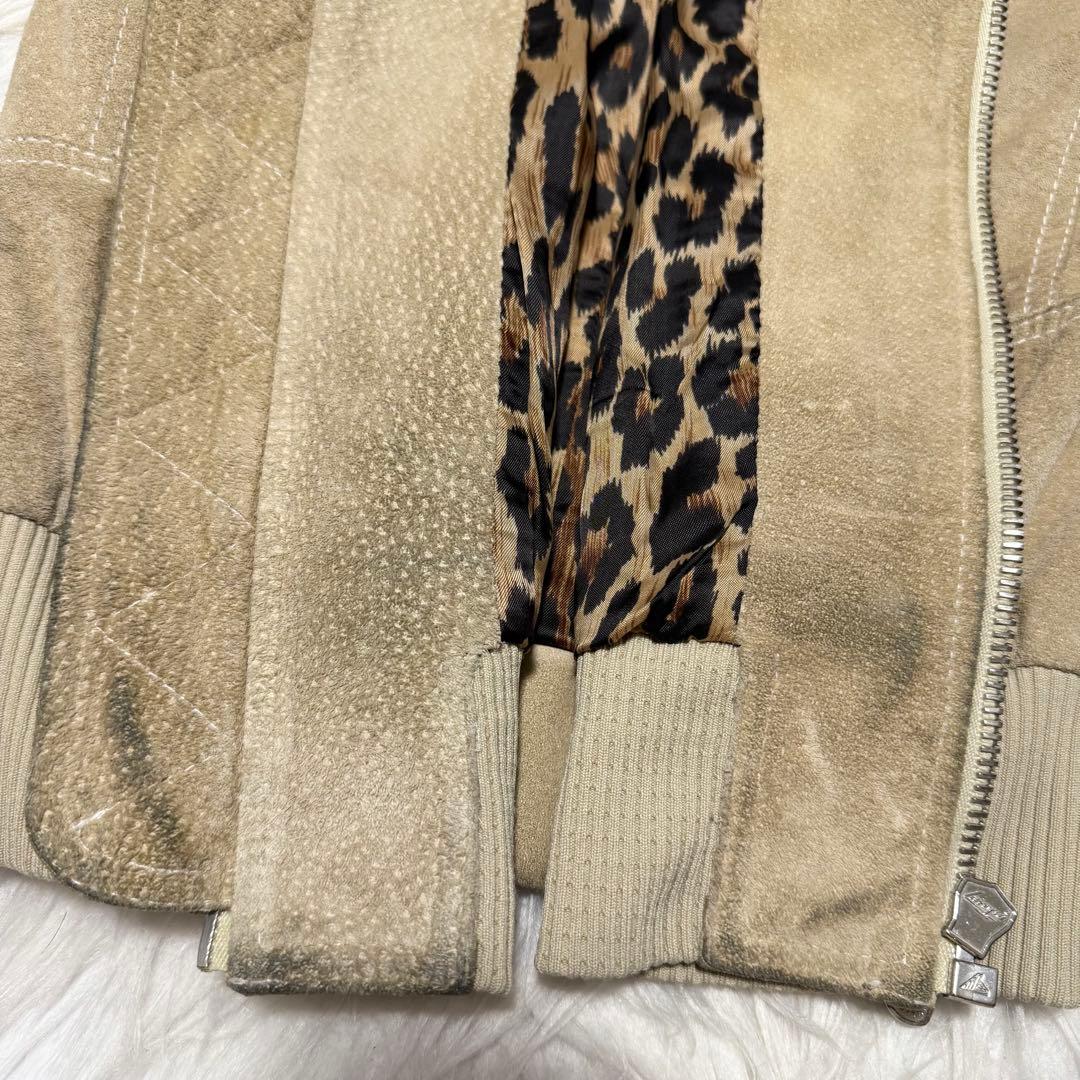 AI 本物 ドルチェ&ガッバーナ ダストウォッシュ加工 レザー ジャケット