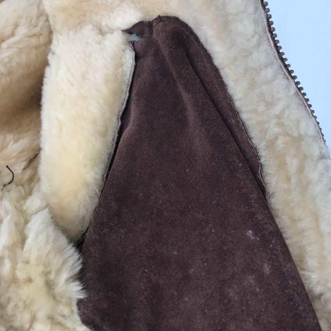 Schott B-3 42 ムートン ブラウン