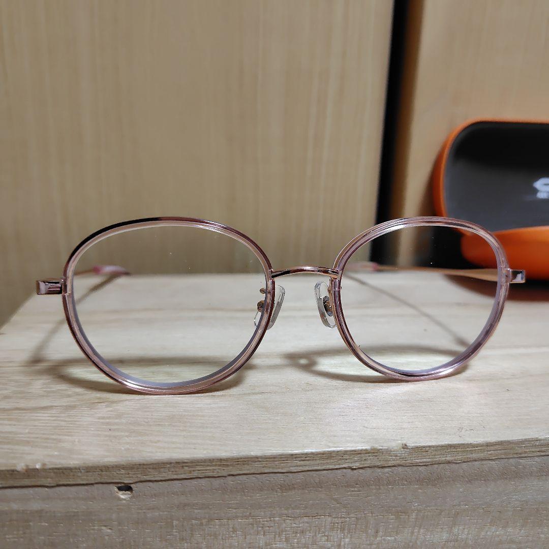 OIG Refine オールイングラス　ローズゴールド　メガネ ケース付き