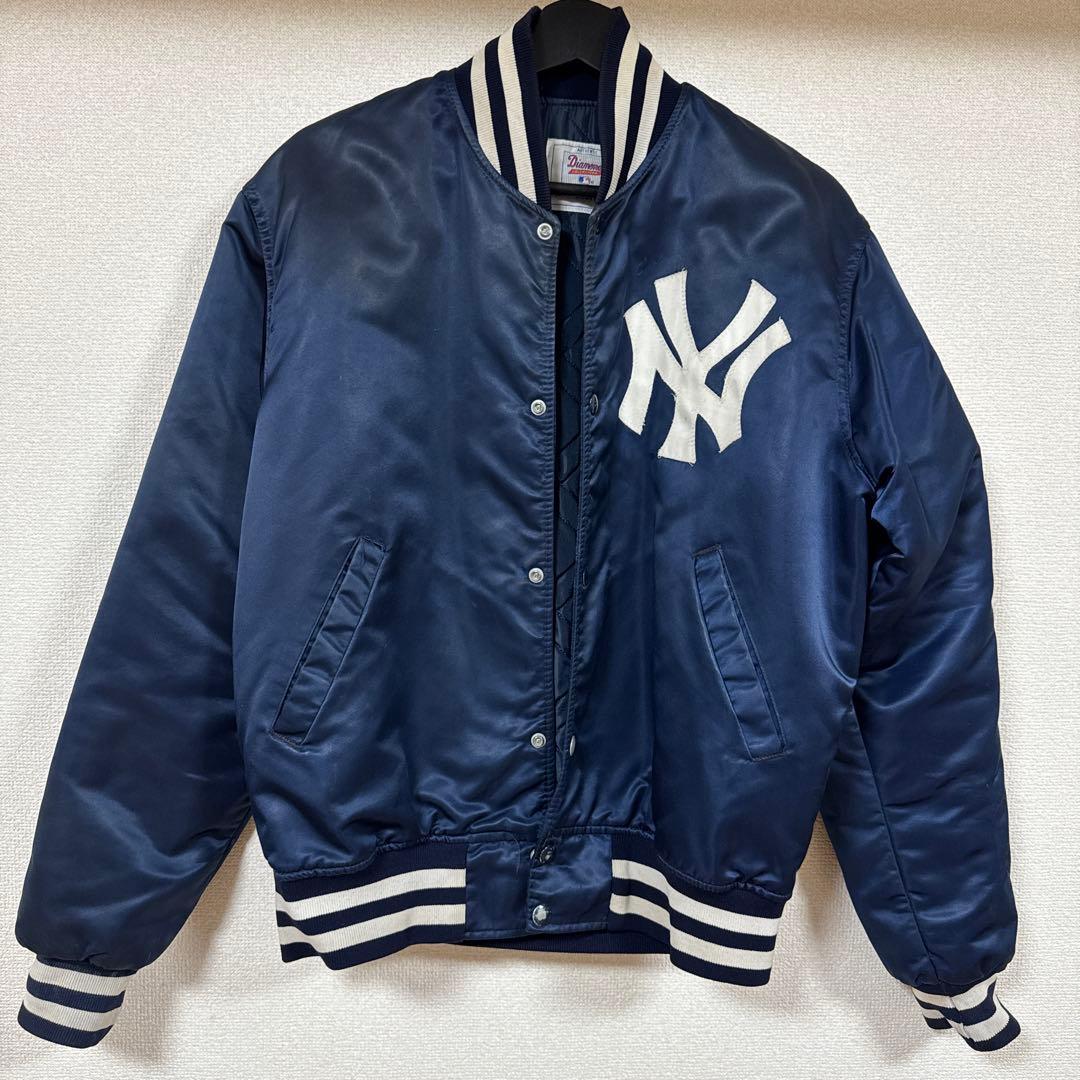 90年代希少　ニューヨーク・ヤンキース スタジアムジャケット ネイビー