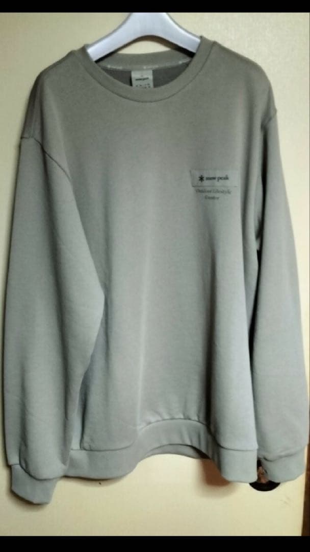 スノーピーク スウェット 海外限定 グレー