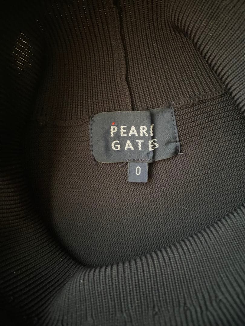 美品❣️パーリーゲイツ　ハイネックネイビーサイズ0