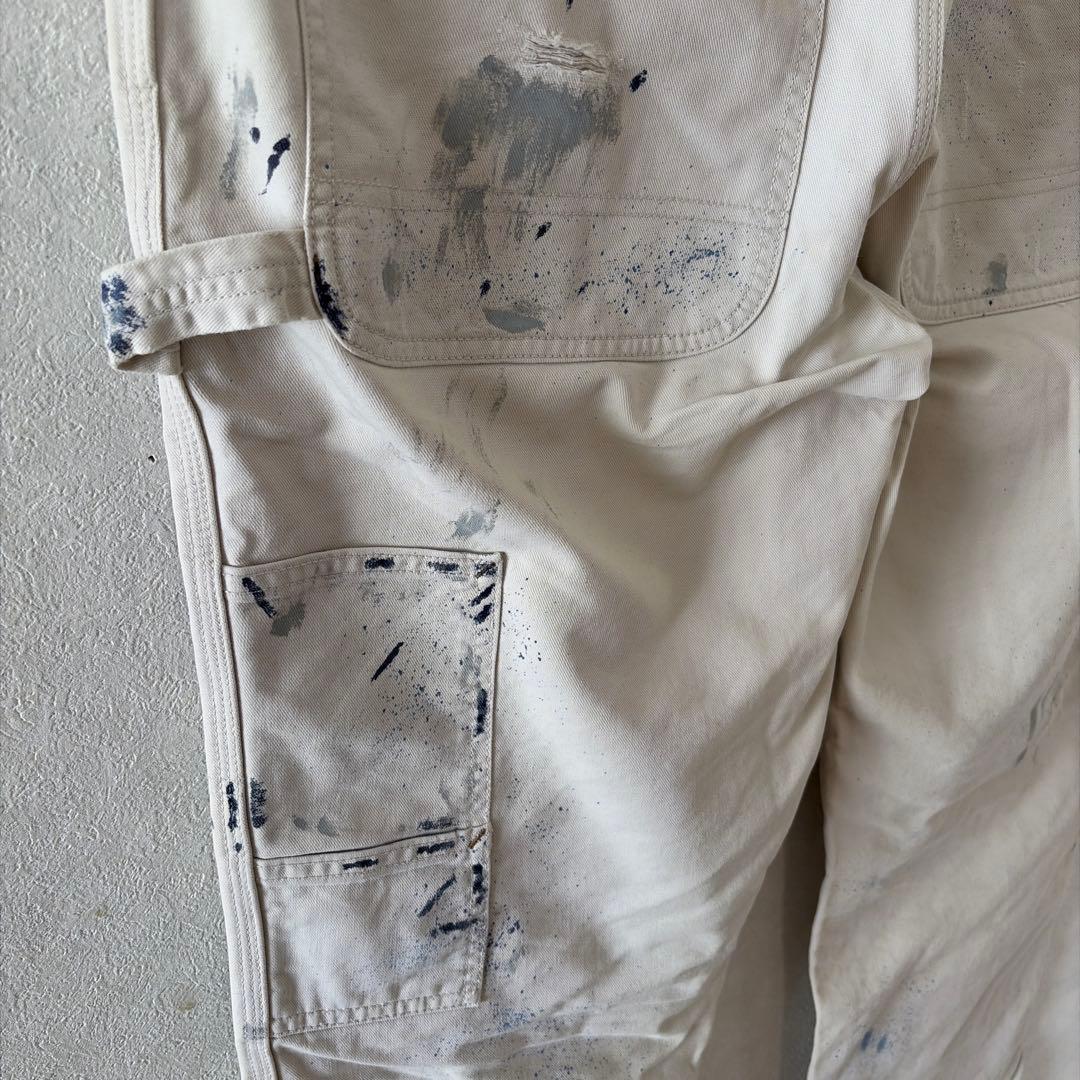 Polo Ralph Lauren ダブルニーペインターパンツ W35ホワイト