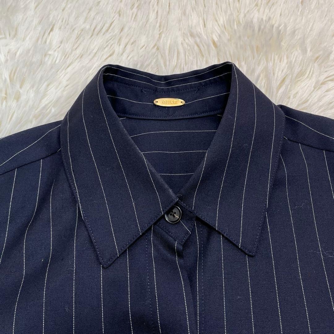 Muse de Deuxieme Classe ネイビー ストライプ シャツ