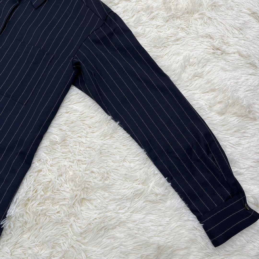 Muse de Deuxieme Classe ネイビー ストライプ シャツ