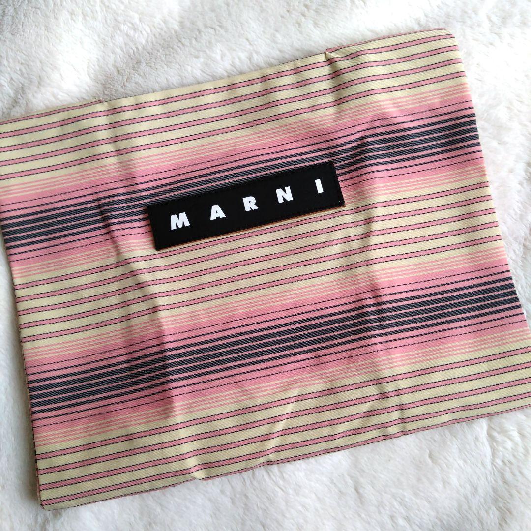 MARNI MARKET ポリアミド ショッピングバッグ マルニエコバッグ