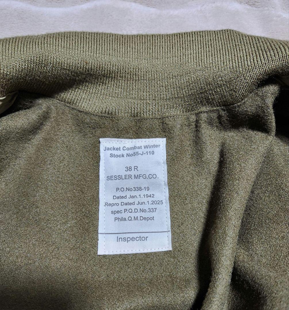 SESSLER MFG. CO. ミリタリージャケット 38R