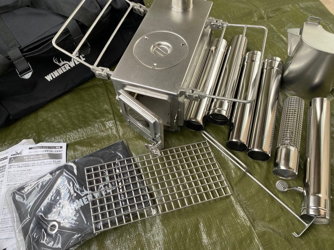 薪ストーブ　ノマドビュー S スペシャルパッケージ 4点セット