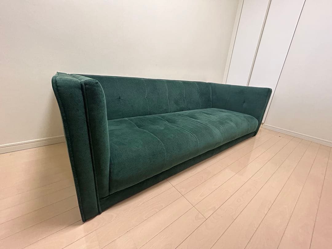 定価¥84,800 NOCE ソファLUXUR 3人掛け グリーン