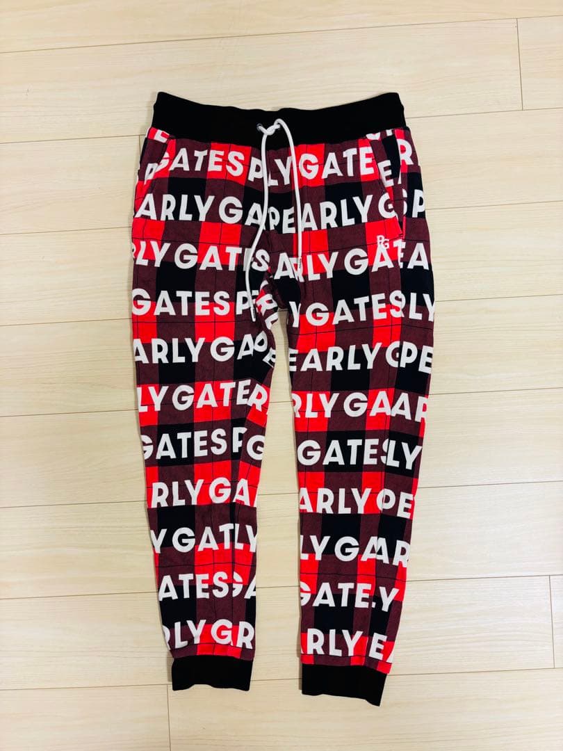PEARLY GATES ロゴプリントスウェットパンツ(裏起毛) サイズ4
