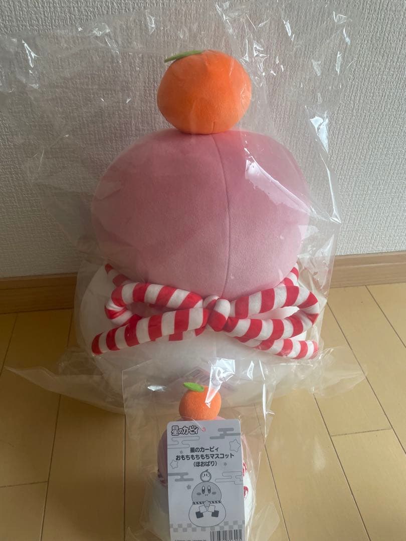 星のカービィ おもちもちもち ほおばり ぬいぐるみ　マスコット未開封 郵便局2個