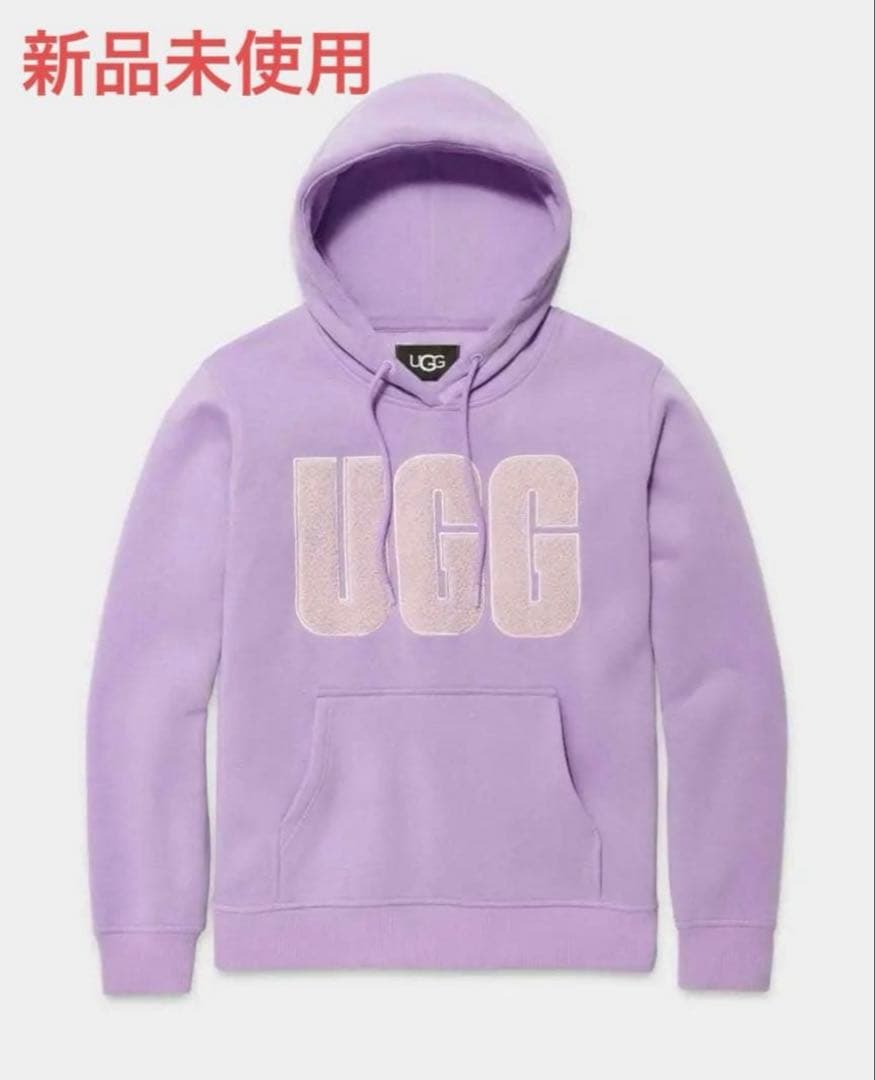 [値下げ]【新品未使用】UGG ロゴパーカー パープル