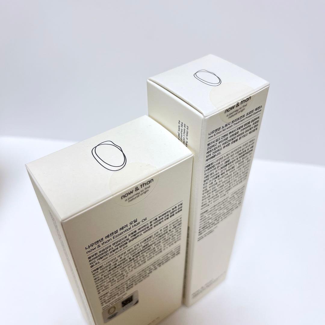 【新品】 ナウアンドダン now&than シャンプー トリートメント オイル