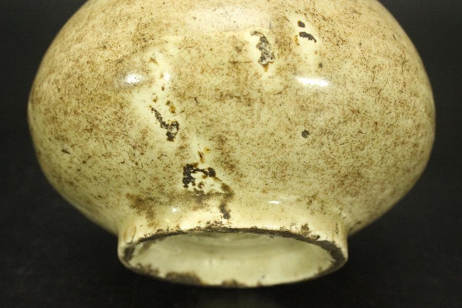 李朝 白磁 提灯壷 時代物(A803)