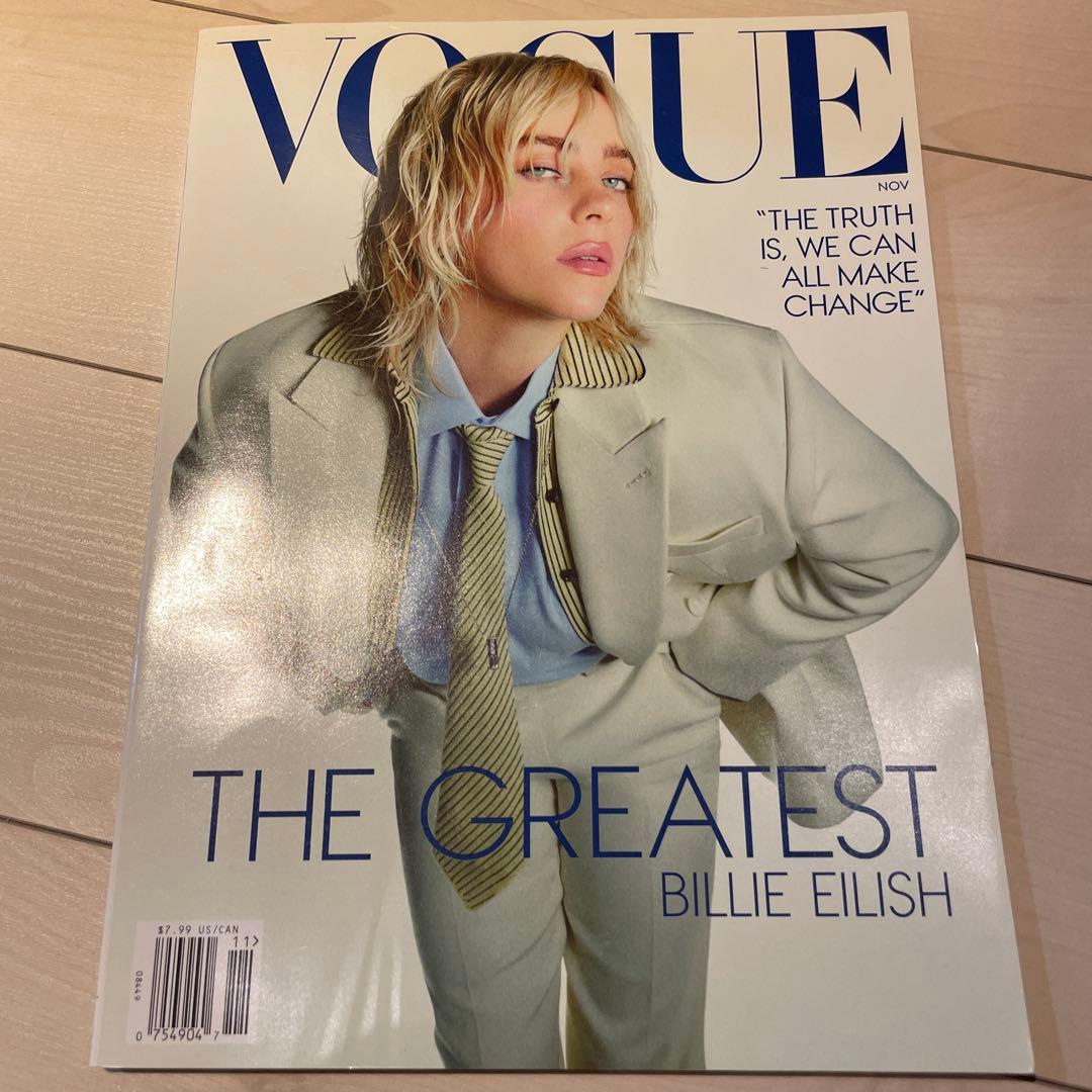 【値下げしました】 VOGUE 2024年11月号 ビリー・アイリッシュ