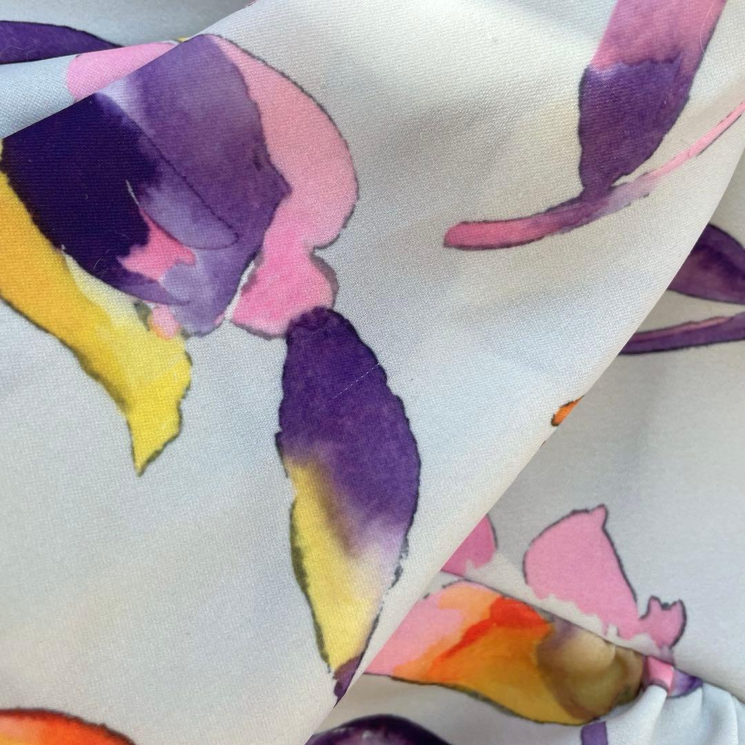 【訳あり】sov. フラワーボウタイロングワンピース