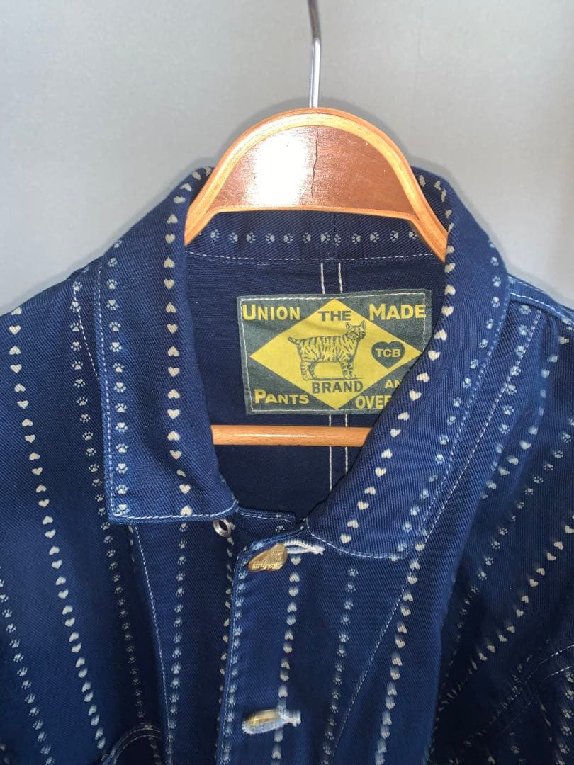 TCB JEANS & CO. ストライプデニムカバーオール