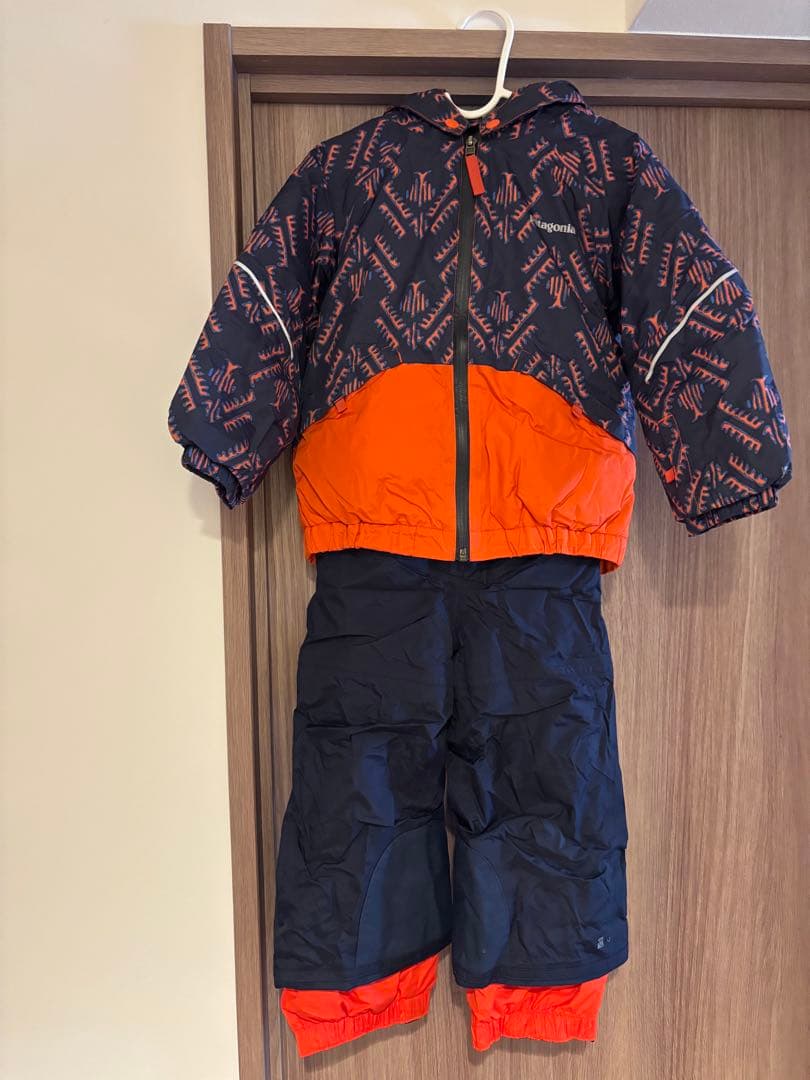 patagonia キッズ スノーウェア 上下セット 3T