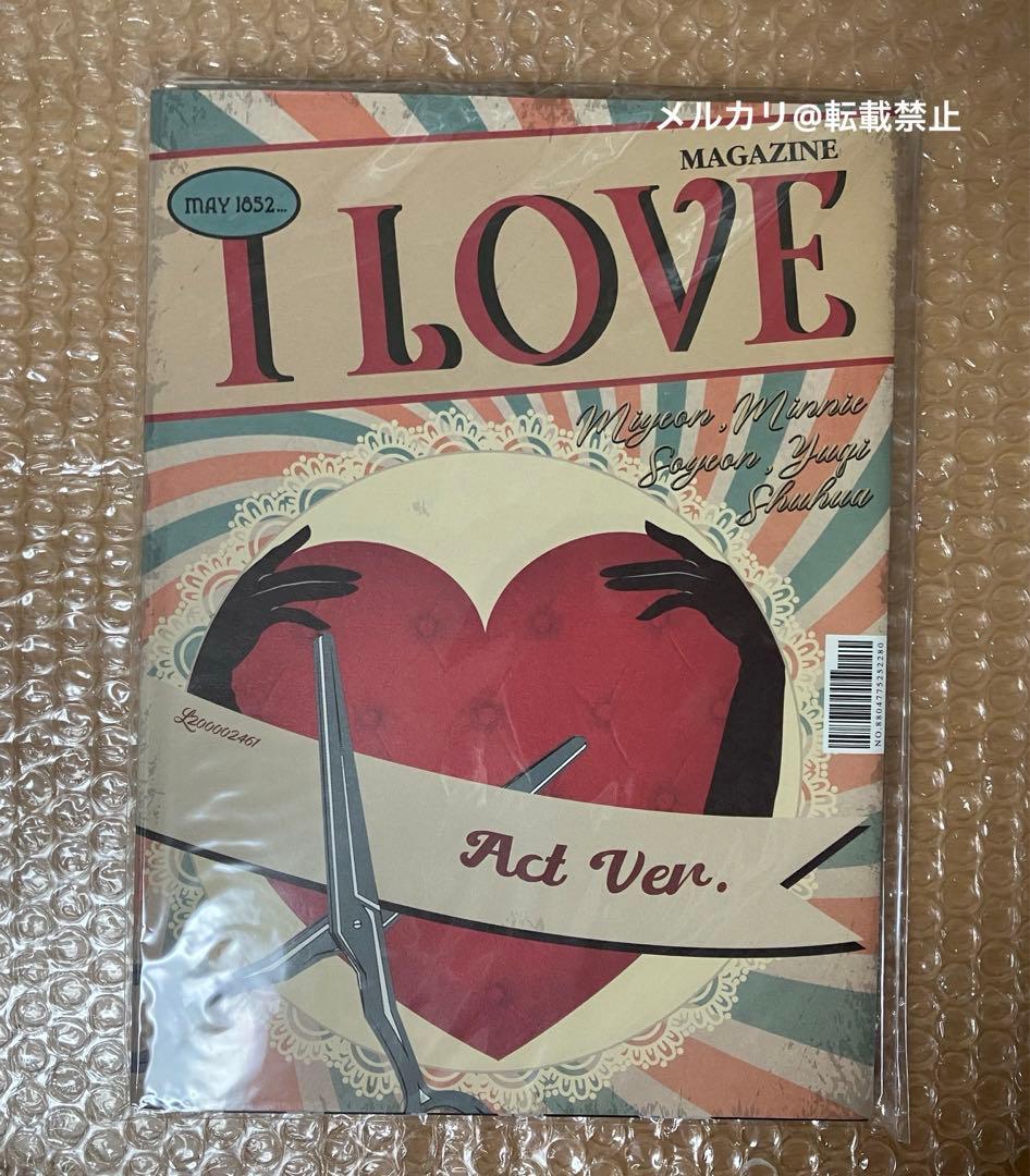 (G)I-DLE gidle I LOVE 3形態セット 新品未開封 ポスター