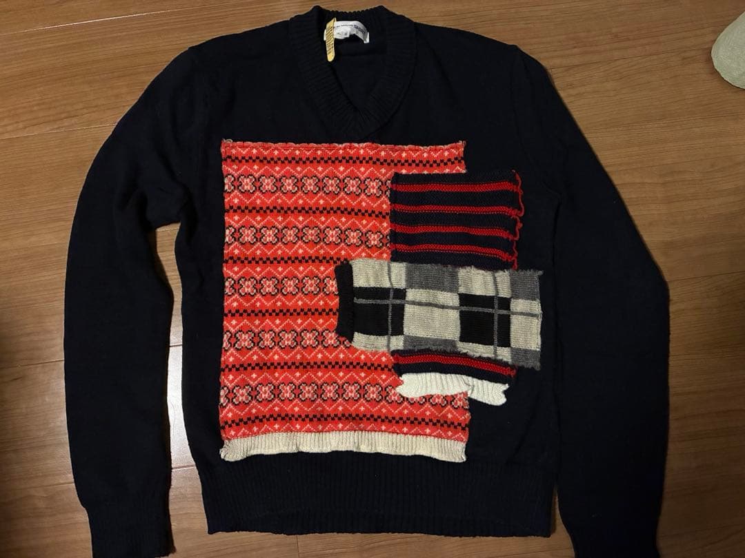 Comme des Garçons SHIRT ネイビー ニット