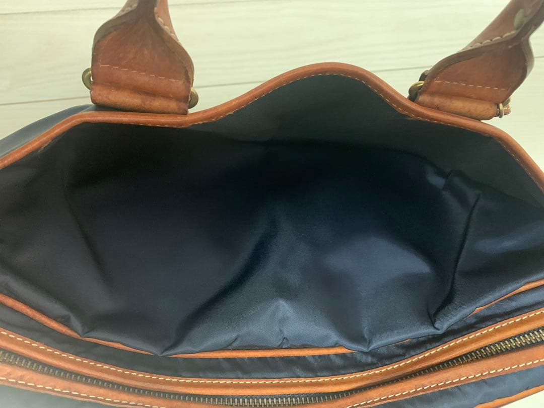 【美品オススメ】フェリージ1882 ビジネスバッグ　ネイビー