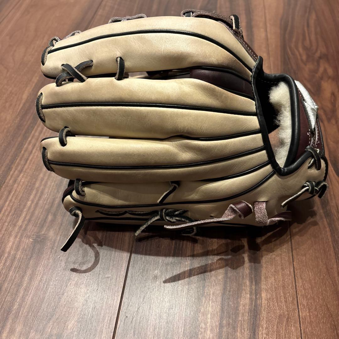 ミズノプロ 軟式 外野 オーダー イチローモデル プラチナラベル