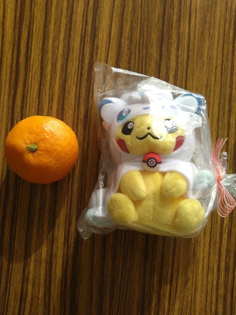 ピカチュウ　ポンチョを着たピカチュウ　アローラロコン　キーホルダー　ポケセン