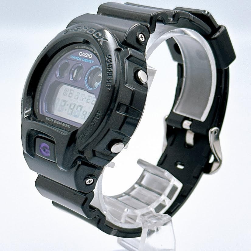 美品 カシオ G-SHOCK DW-6900MF 紫 デジタル メンズ腕時計