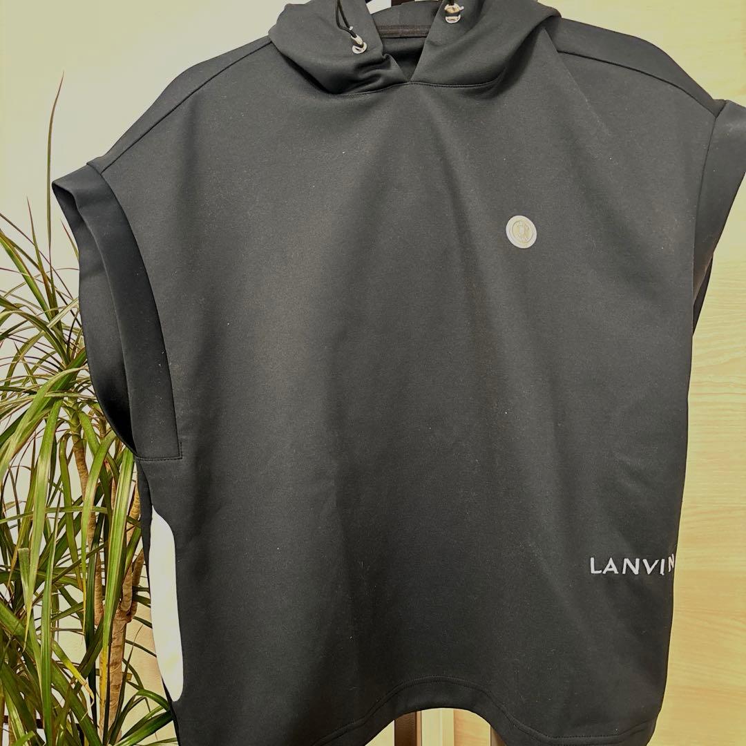 ⬛︎ランバン ⬛︎ストレッチ ドロップショルダー フーディ ベスト