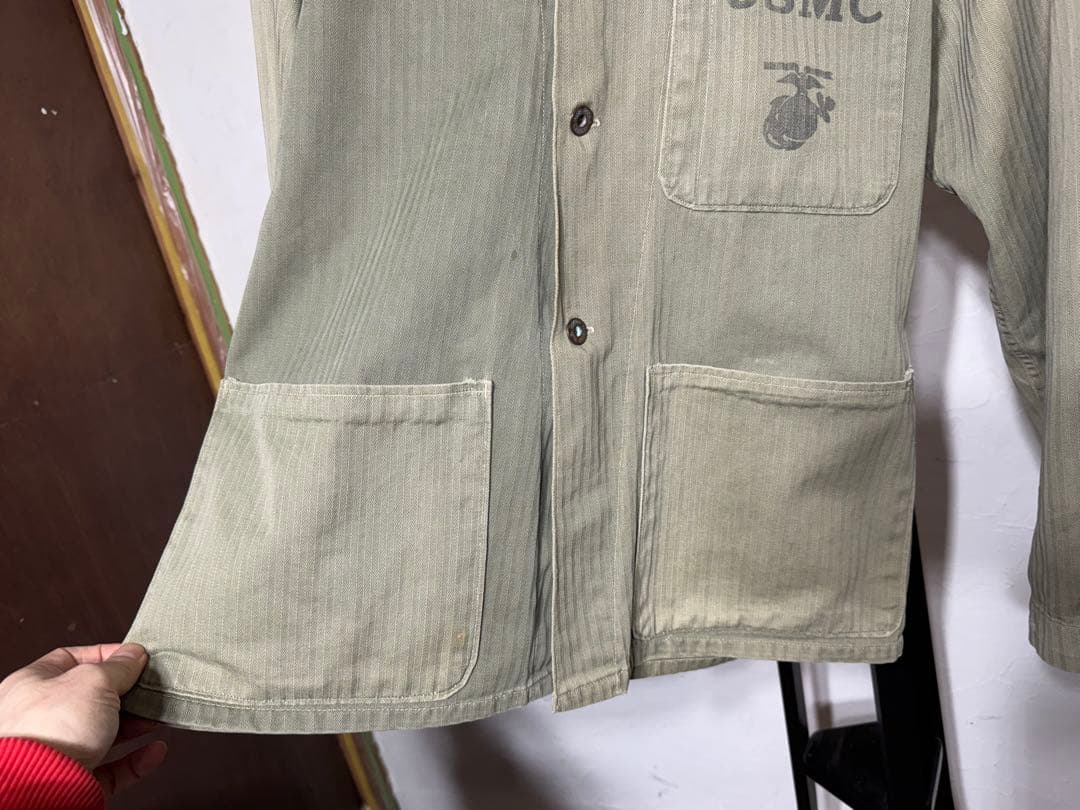 米軍実物 USMC P-41 カバーオール HBT 3トーン