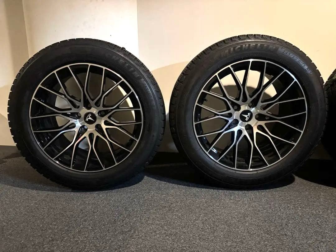 テスラ対応 245/50R18 ミシュランX-ICE ＋ホイール4本