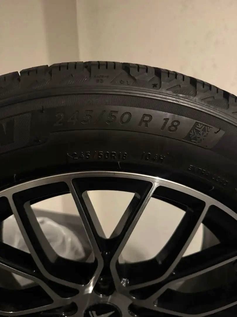 テスラ対応 245/50R18 ミシュランX-ICE ＋ホイール4本